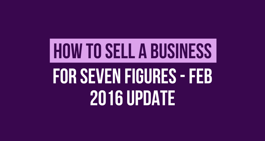how to sell a business for 7 figures