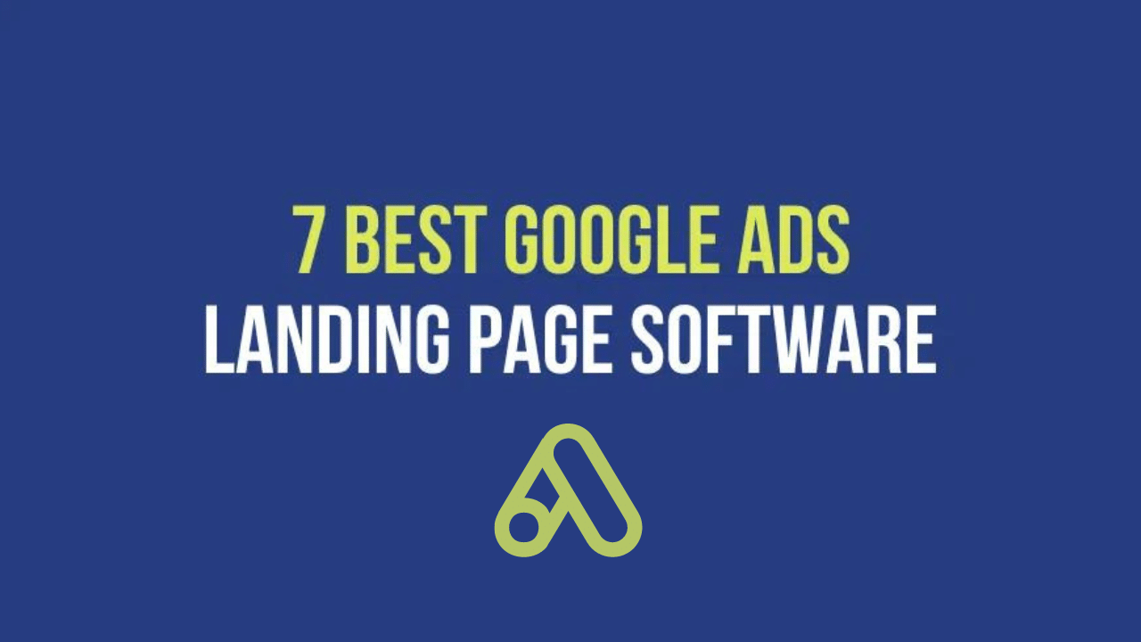 Google Ads Landing page software