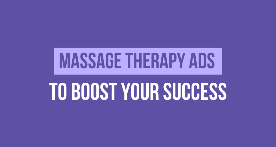 massage therapy ads