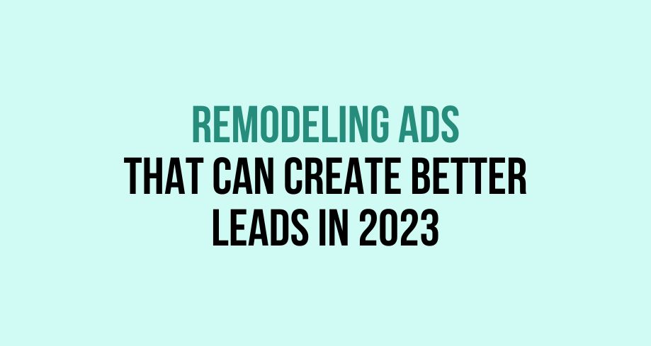 remodeling ads