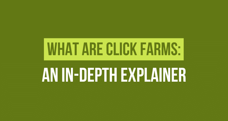 What are Click Farms