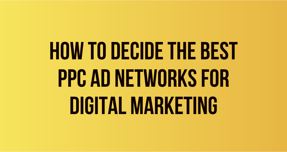 Best ppc ad networks