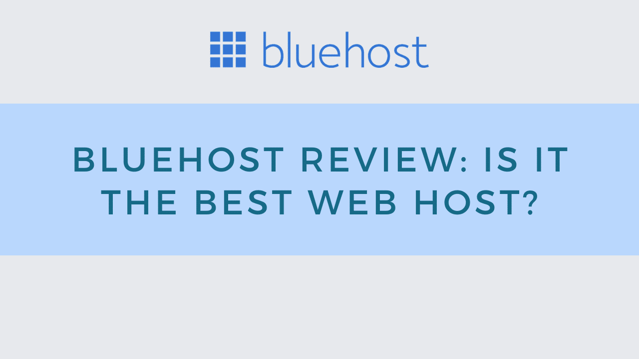 Bluehost review